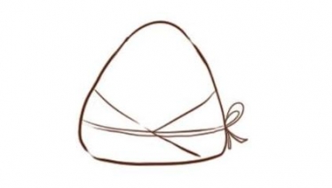 粽子简笔画步骤图解