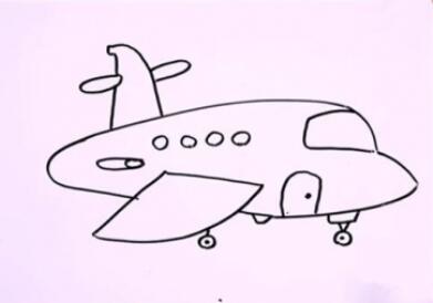 如何教宝宝画飞机？飞机简笔画步骤