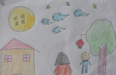 幼儿园关于中秋节的画怎么画