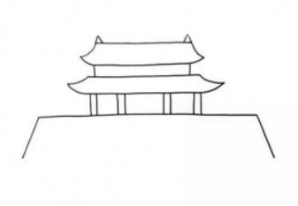 天安门怎么画？北京天安门简笔画步骤图片