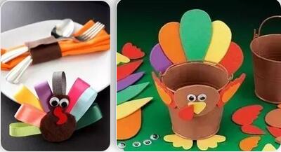 幼儿园感恩节亲子手工制作活动