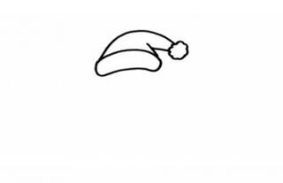 幼儿园卡通圣诞老人简笔画步骤图片 圣诞老人怎么画