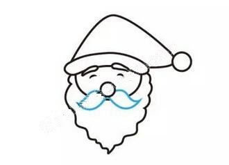 圣诞老人怎么画？圣诞老人简笔画步骤图片