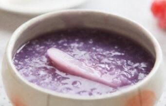 宝宝辅食紫薯粥的做法