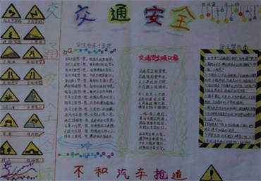 冬季交通安全手抄报内容图片