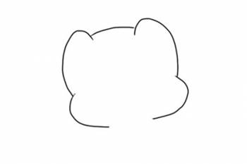 幼儿园卡通恐龙宝宝简笔画步骤图片