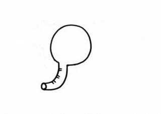 幼儿园卡通大象简笔画步骤图片