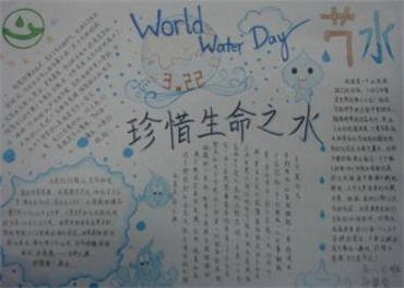 世界水日手抄报内容图片