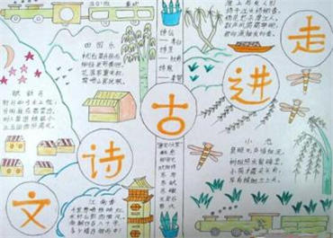小学生古诗手抄报简单又漂亮