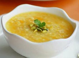 小米粥下奶的做法