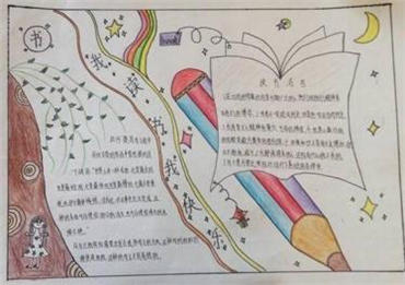 我读书我快乐手抄报内容图片