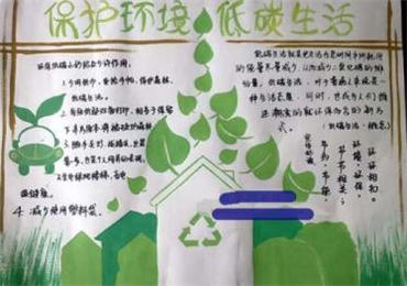保护地球人人有责 环保手抄报内容图片