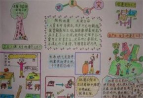 地震逃生手抄报内容图片