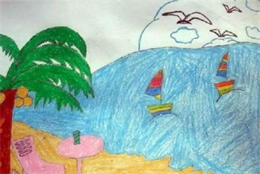 以夏天为主题的儿童画图片大全