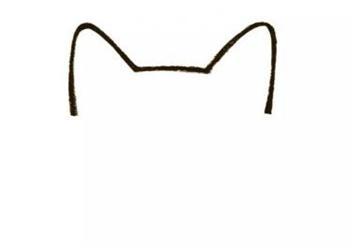 可爱小狗头部简笔画的画法