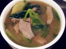 月子猪肝汤的做法