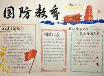 国防教育手抄报内容图片