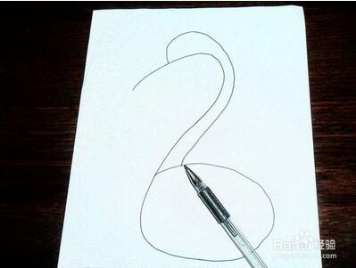 简单的丹顶鹤简笔画教程图片