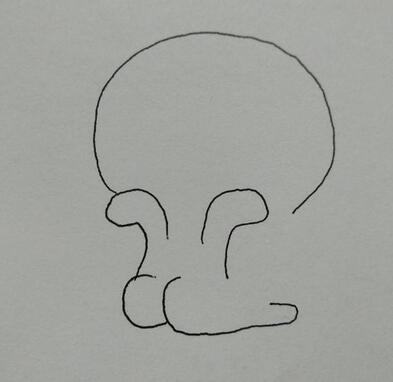 快手简笔画小人步骤