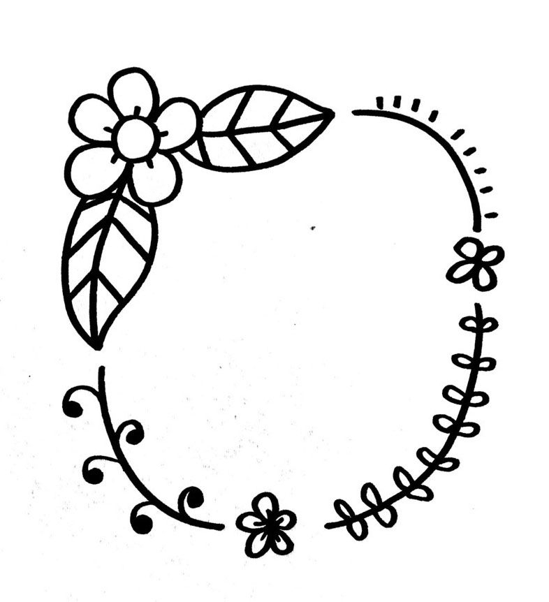 7张可爱的手抄报边框图片