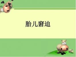 什么是胎儿宫内窘迫