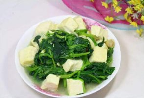 菠菜和豆腐能一起吃吗