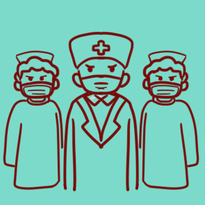 疫情面前的医护人员简笔画教程