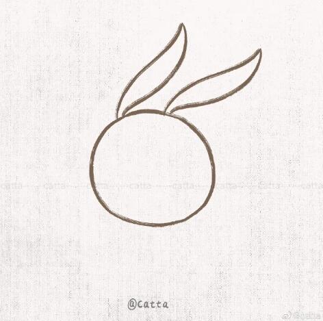 四月里的小兔子简笔画教程