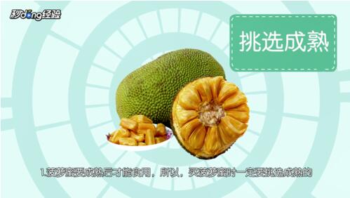 菠萝蜜怎么剥视频教程