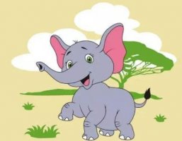 儿童小故事：大象的脚印