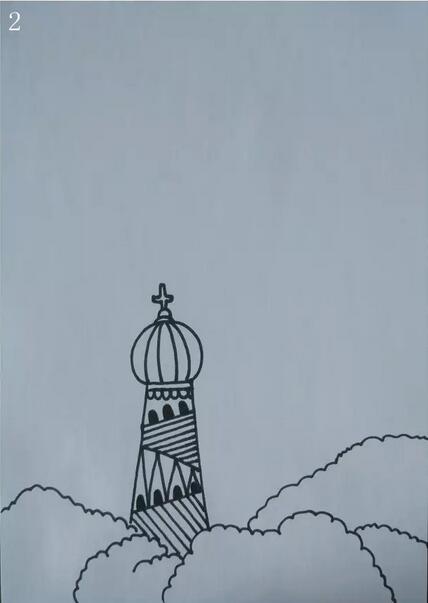 儿童画教程：公主的城堡