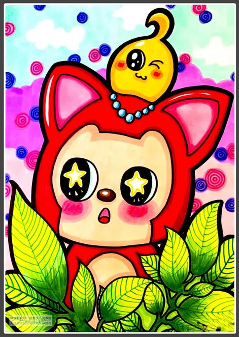 儿童画色彩搭配12例精选