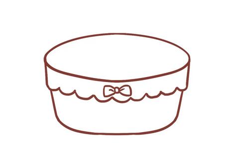 面包和篮子简笔画教程图片