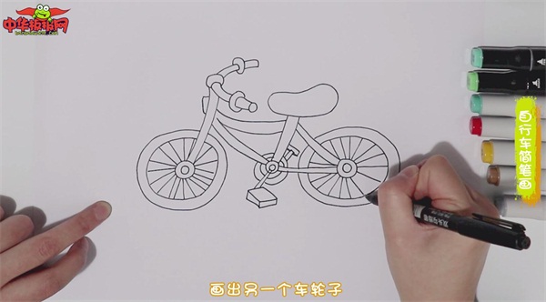 自行车简笔画