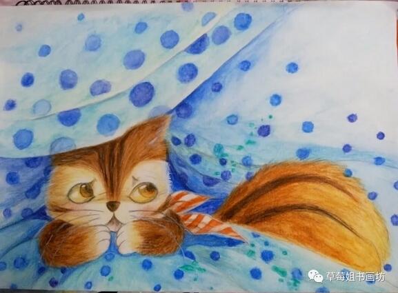 马克笔儿童画教程《贪吃的松鼠》