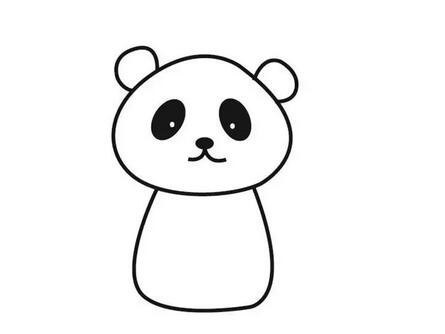 熊猫怎么画？可爱的大熊猫简笔画教程涂色简单