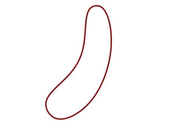 香蕉简笔画教程图片