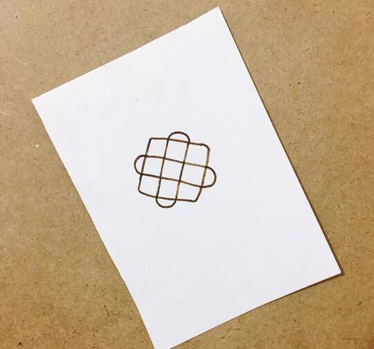 美丽的中国结简笔画教程图片