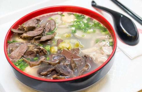 南京小吃 鸭血粉丝汤