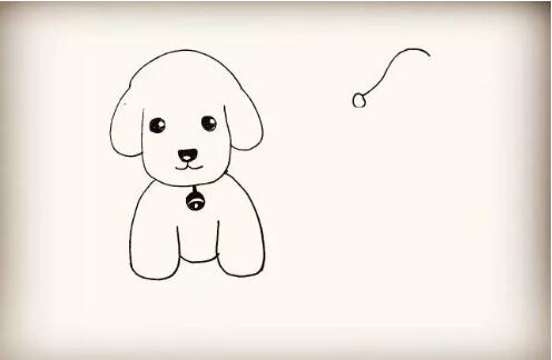 可爱的小狗简笔画教程图片