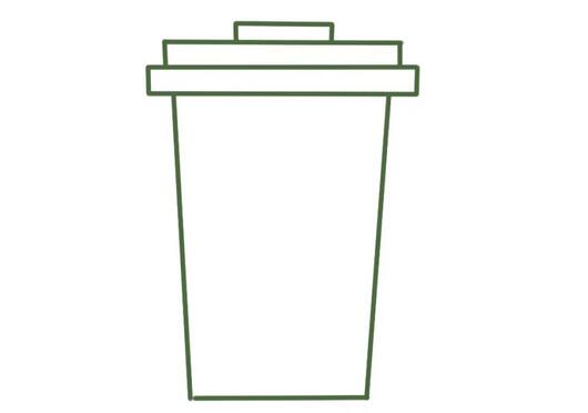 垃圾桶怎么画？可回收垃圾桶简笔画教程图片