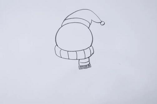 堆雪人简笔画教程图片