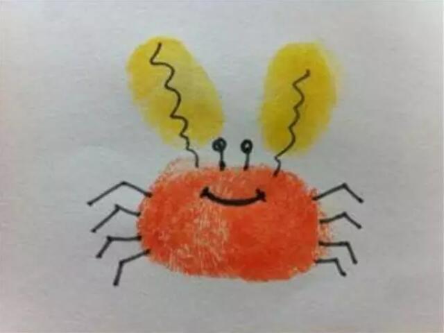 手指画简笔画，指尖下的小创意