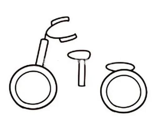 3种自行车简笔画教程图片