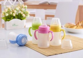 奶瓶PC、PP、PES、PPSU、硅胶、玻璃和不锈钢奶瓶的