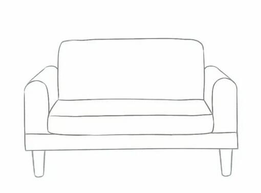 欧式沙发简笔画教程图片