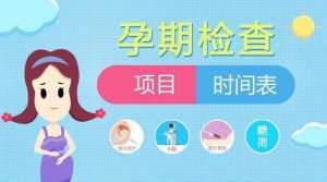 孕期检查时间及项目和注意事项