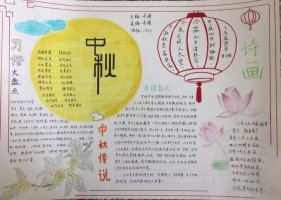 中秋节手抄报图片大全简单漂亮（30p）