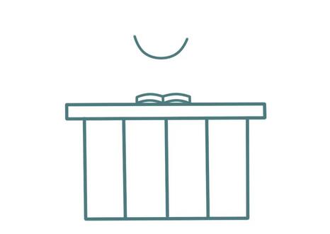 黑板前的女老师简笔画教程图片