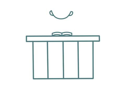 黑板前的女老师简笔画教程图片